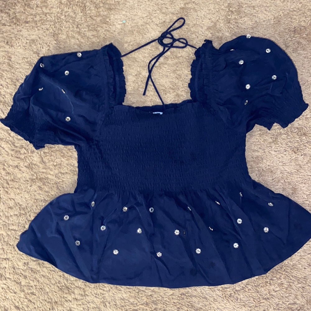Hill House Home Jewel Jammie Top - EUC - Size L